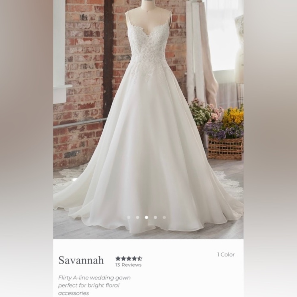 Maggie Sottero Savannah NWT Wedding Dress Size 8